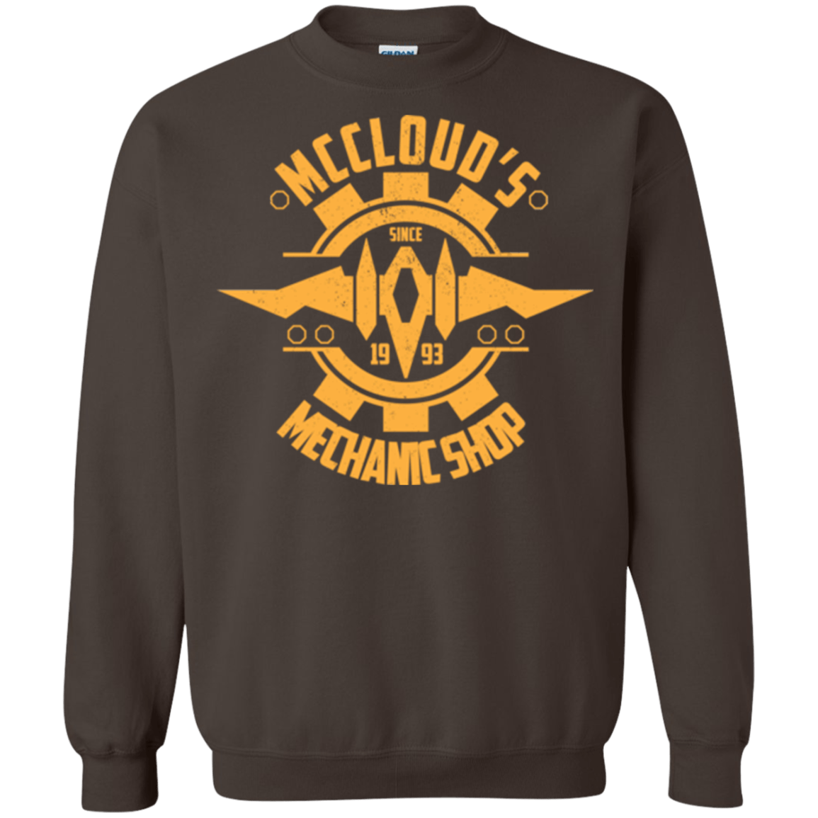 Sweatshirts Dark Chocolate / Small McCloud Mechanic Shop Crewneck Sweatshirt