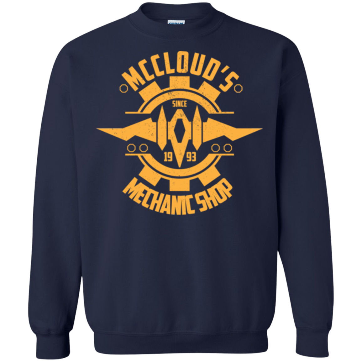 Sweatshirts Navy / Small McCloud Mechanic Shop Crewneck Sweatshirt