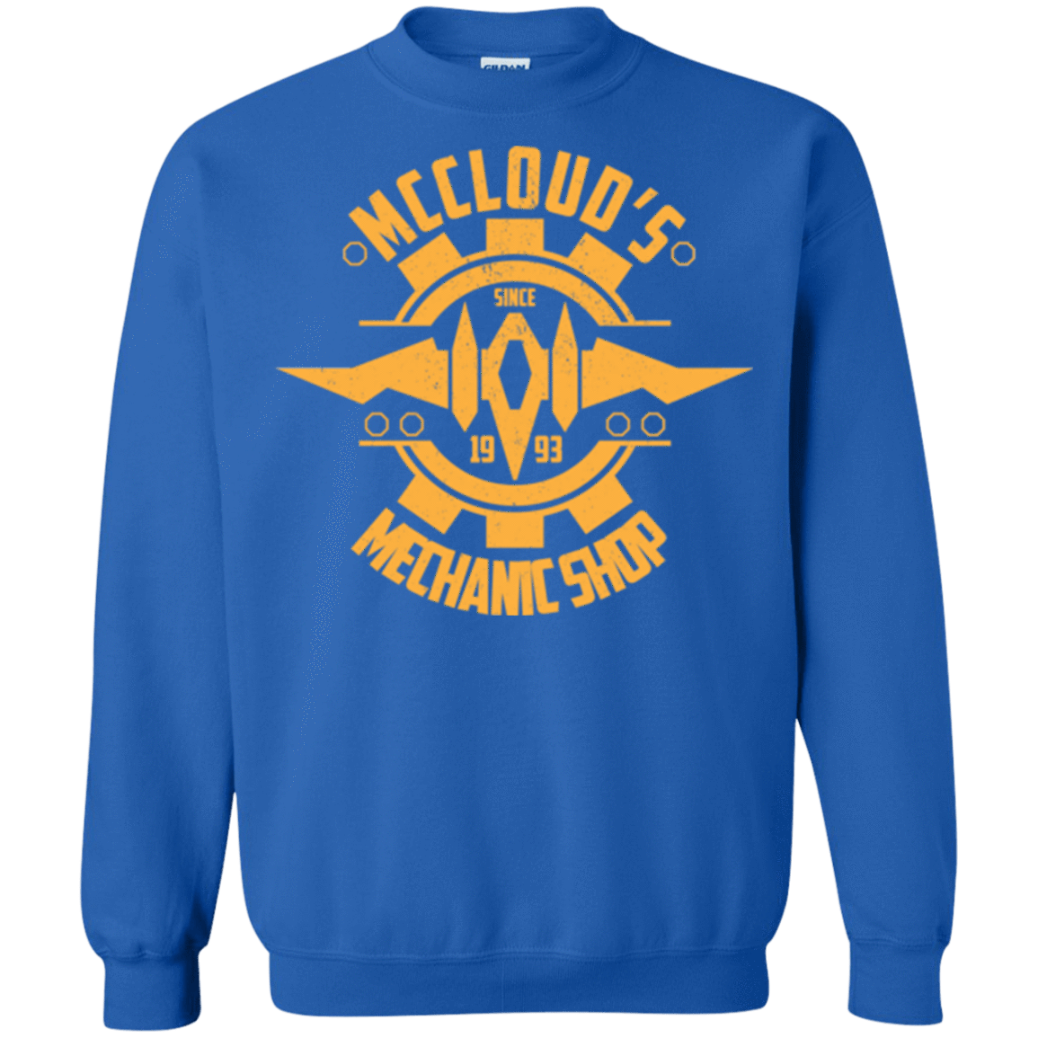 Sweatshirts Royal / Small McCloud Mechanic Shop Crewneck Sweatshirt