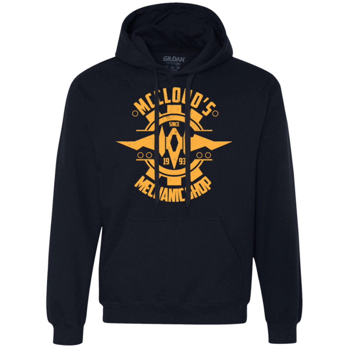 Sweatshirts Navy / Small McCloud Mechanic Shop Premium Fleece Hoodie