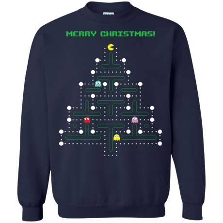 Sweatshirts Navy / Small Mcpacman Crewneck Sweatshirt