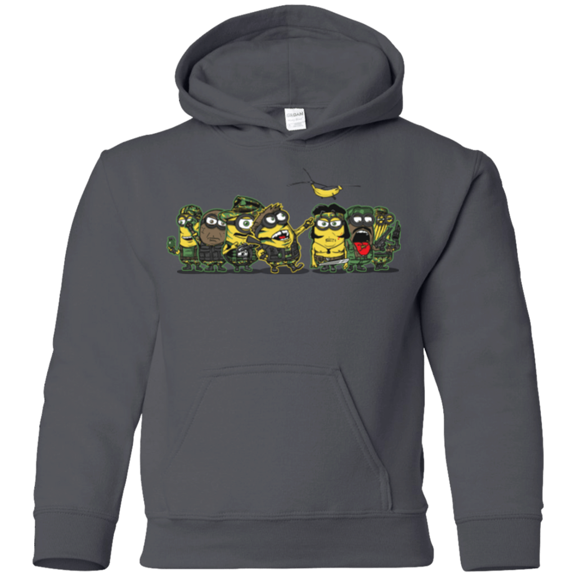 Sweatshirts Charcoal / YS Meat Grinder Platoon Youth Hoodie