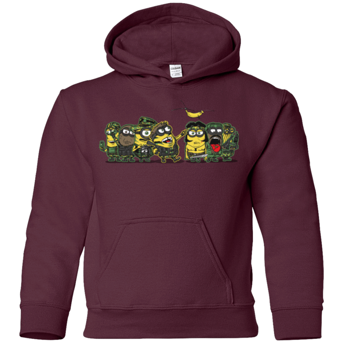 Sweatshirts Maroon / YS Meat Grinder Platoon Youth Hoodie