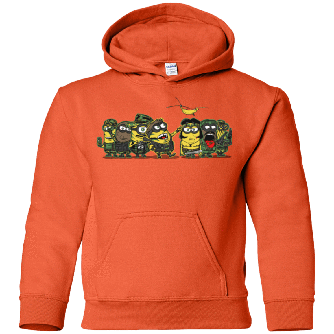 Sweatshirts Orange / YS Meat Grinder Platoon Youth Hoodie