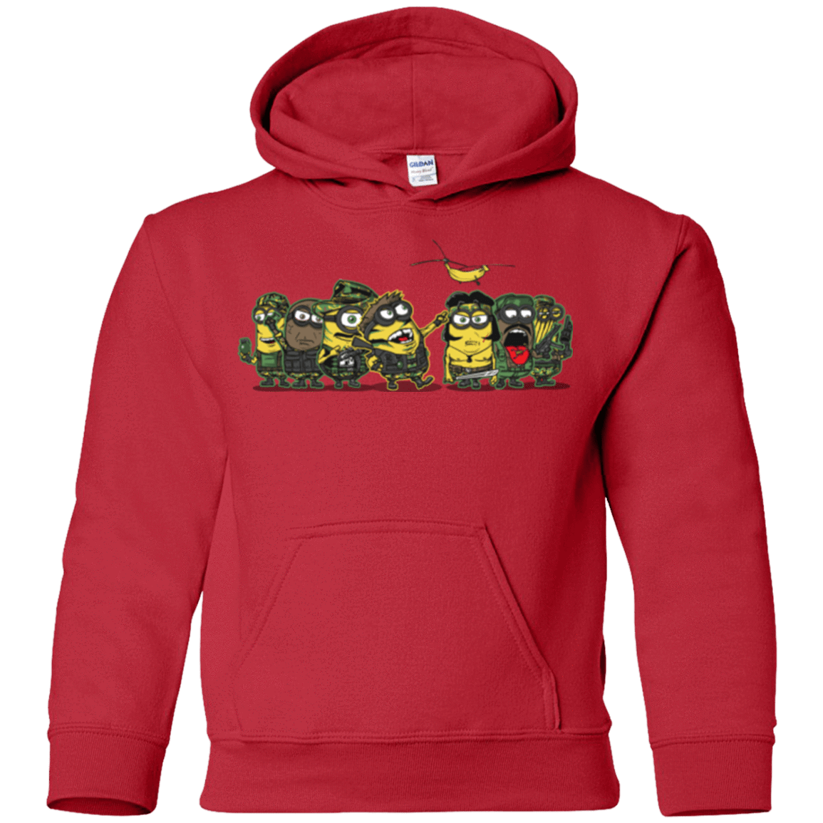 Sweatshirts Red / YS Meat Grinder Platoon Youth Hoodie