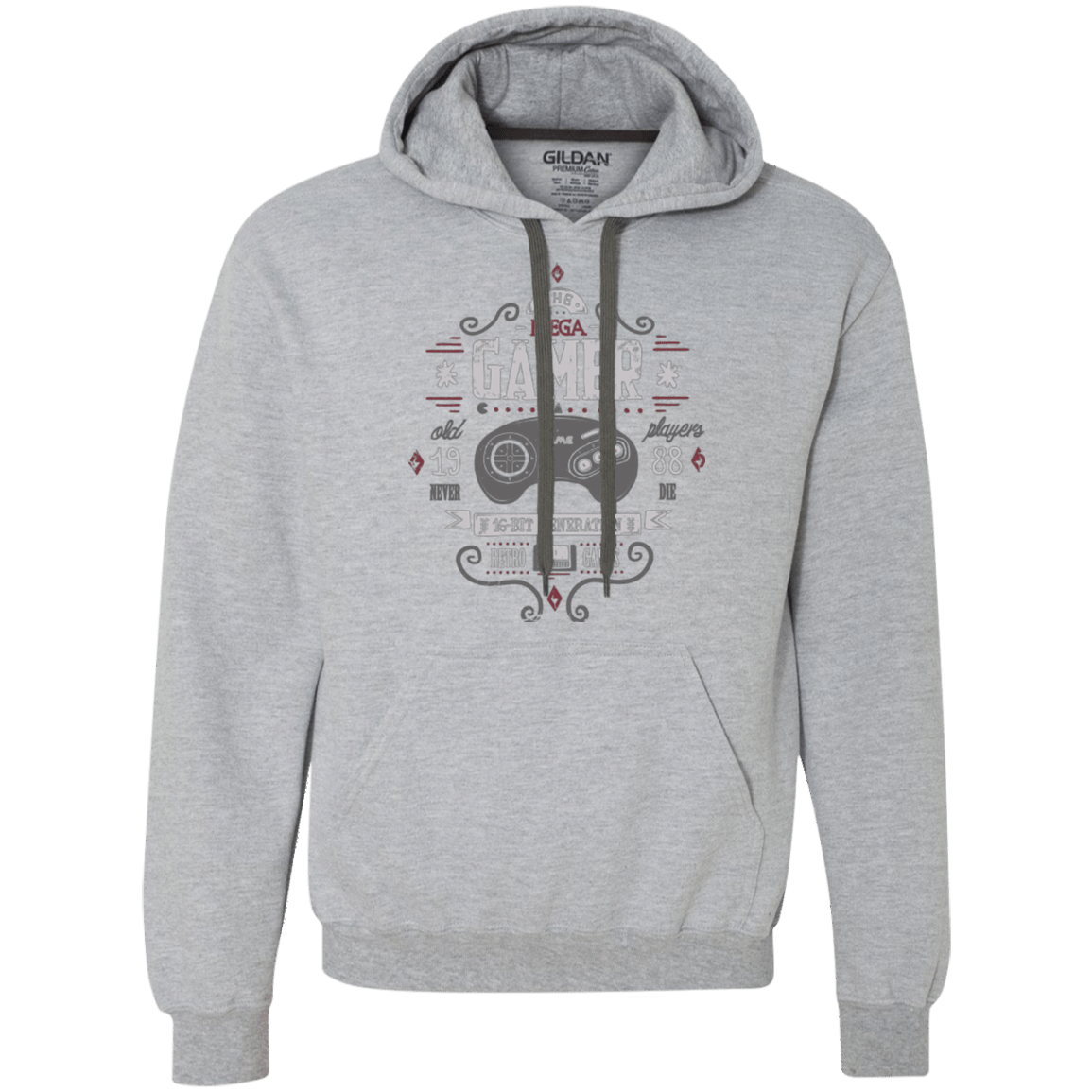 Sweatshirts Sport Grey / Small Mega Gamer Premium Fleece Hoodie