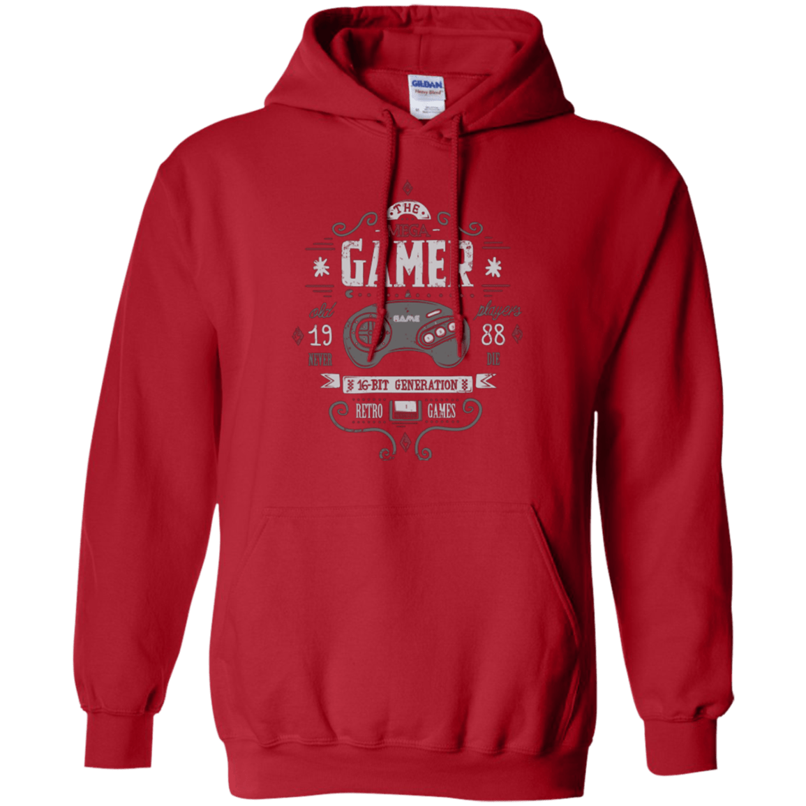 Sweatshirts Red / Small Mega Gamer Pullover Hoodie