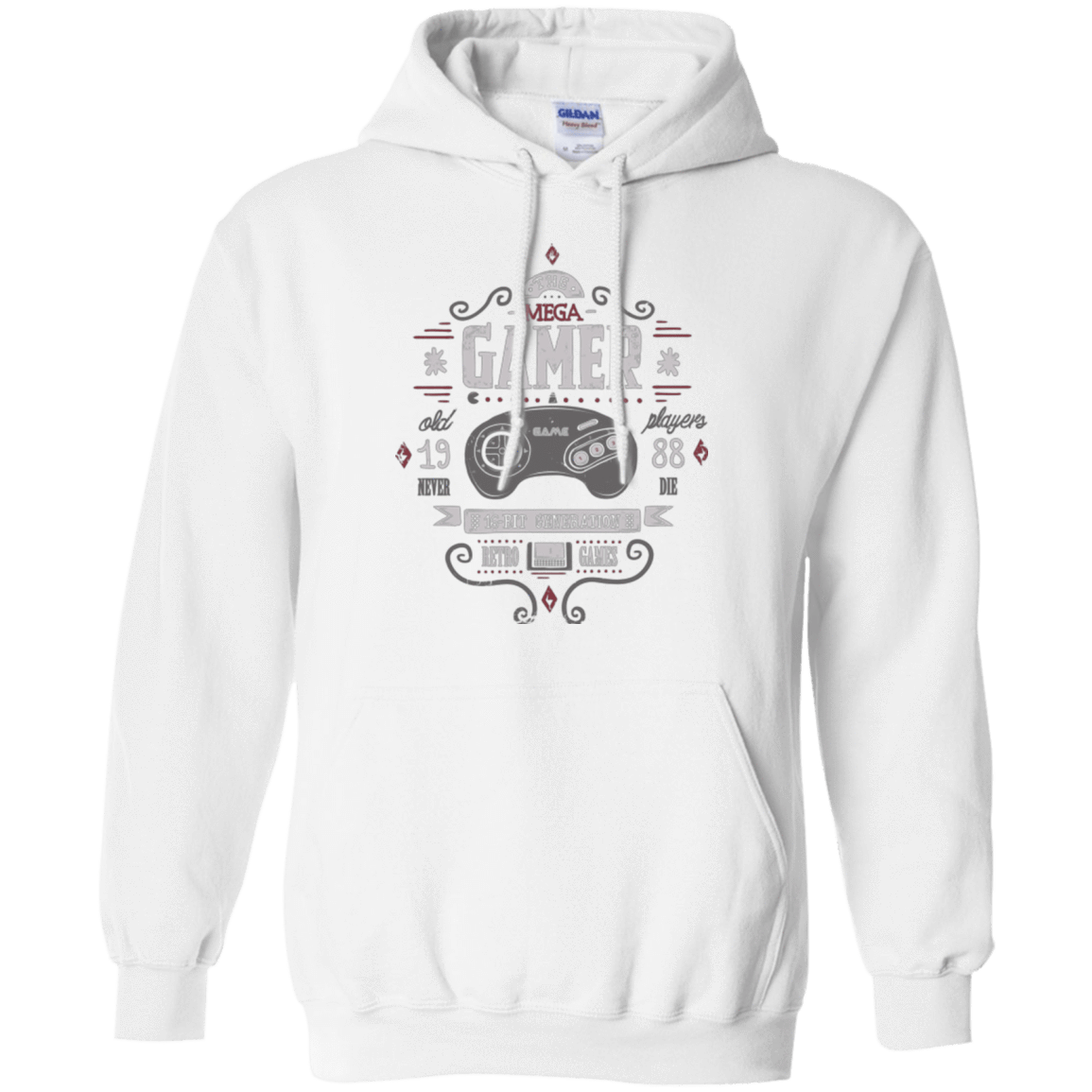 Sweatshirts White / Small Mega Gamer Pullover Hoodie