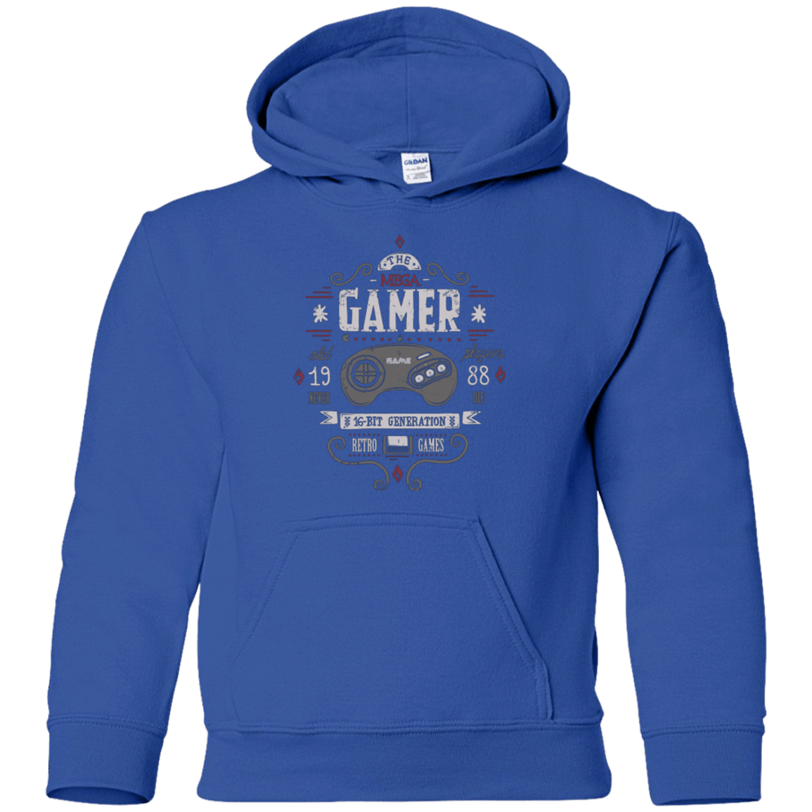 Sweatshirts Royal / YS Mega Gamer Youth Hoodie