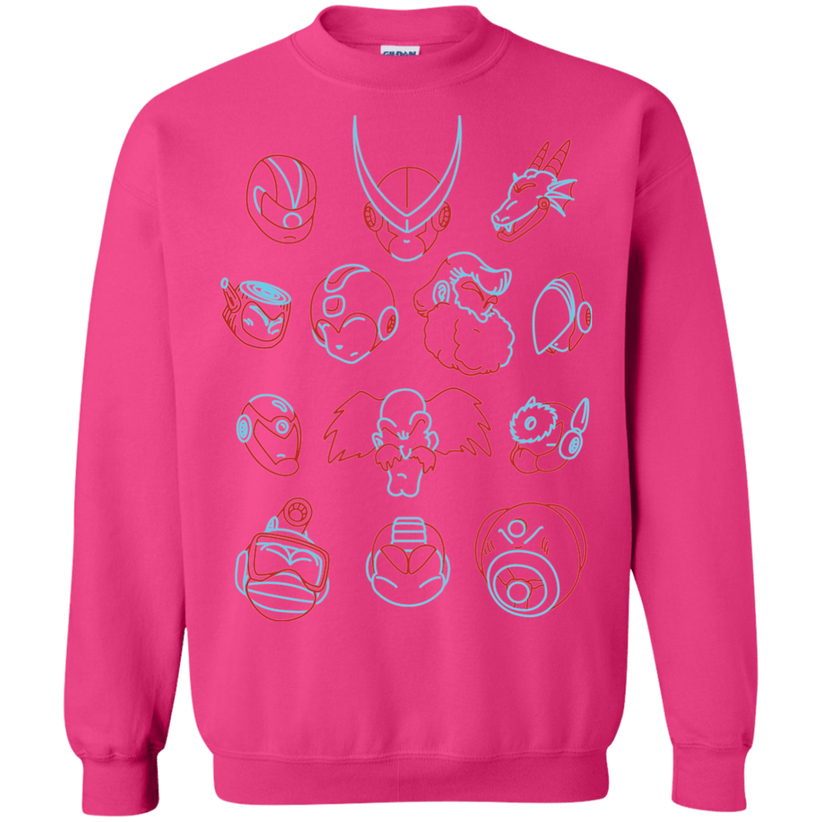 Sweatshirts Heliconia / S MEGA HEADS 2 Crewneck Sweatshirt