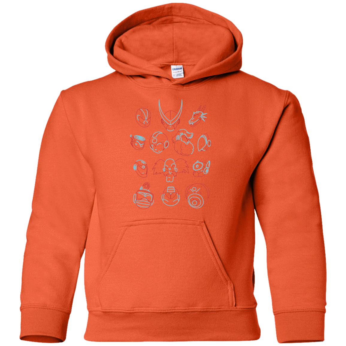 Sweatshirts Orange / YS MEGA HEADS 2 Youth Hoodie
