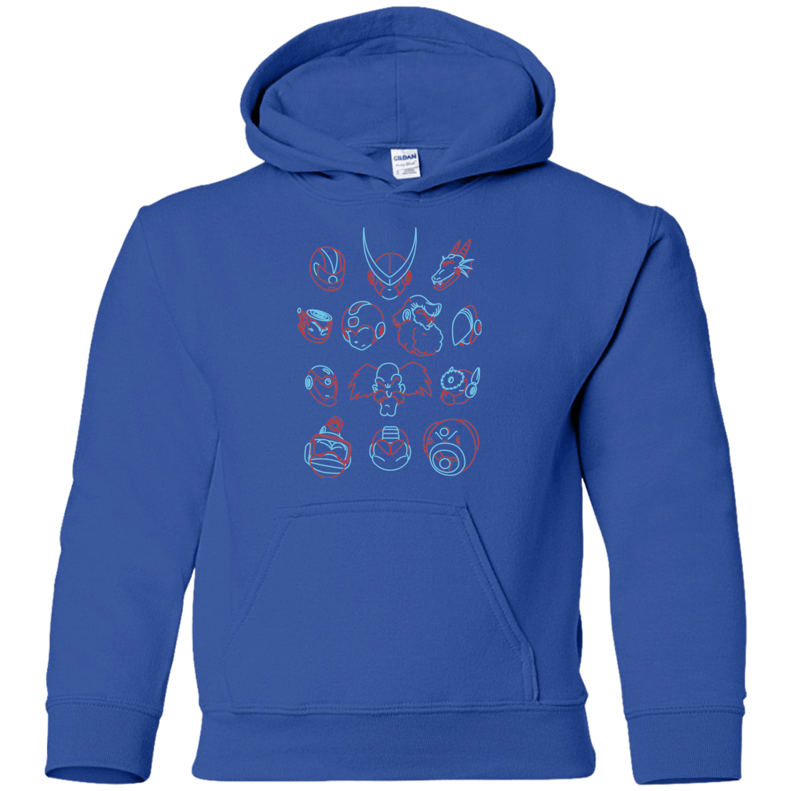 Sweatshirts Royal / YS MEGA HEADS 2 Youth Hoodie