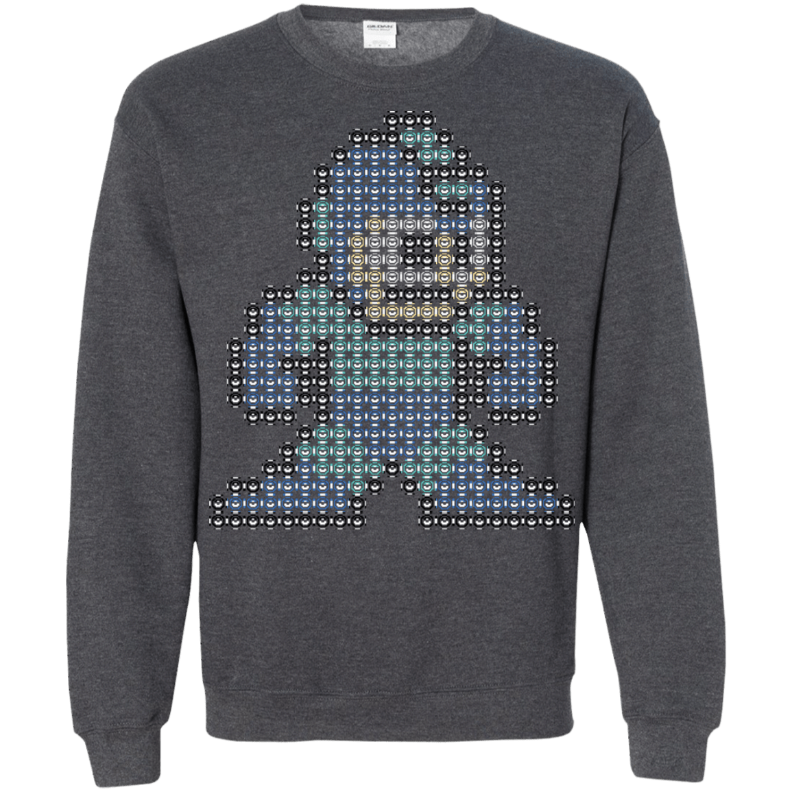 Sweatshirts Dark Heather / S Mega Pixel Crewneck Sweatshirt