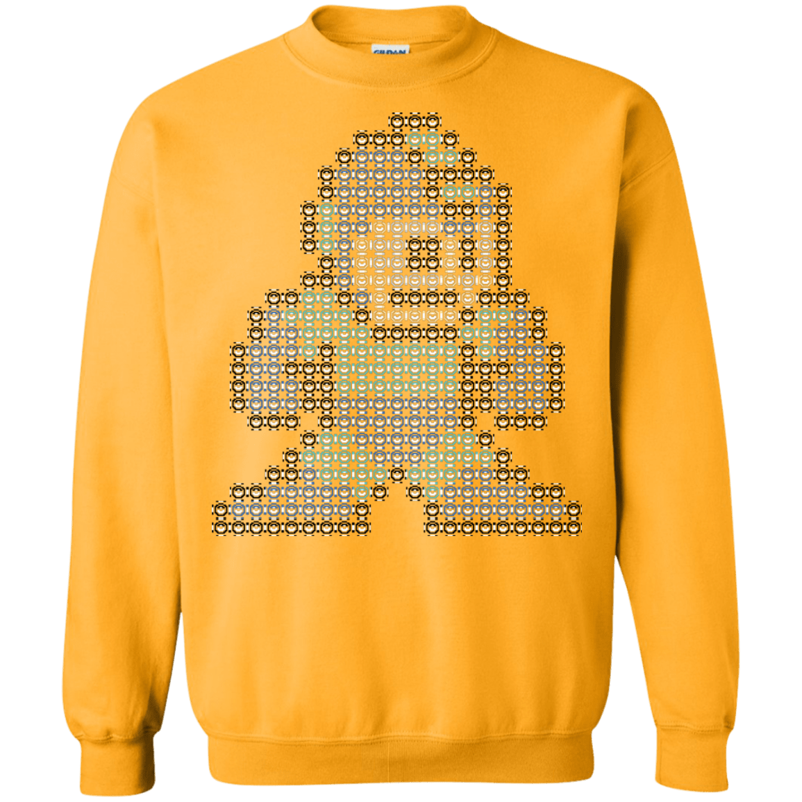 Sweatshirts Gold / S Mega Pixel Crewneck Sweatshirt