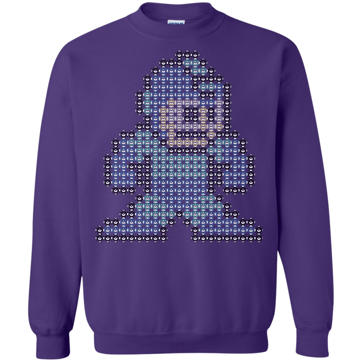 Sweatshirts Purple / S Mega Pixel Crewneck Sweatshirt