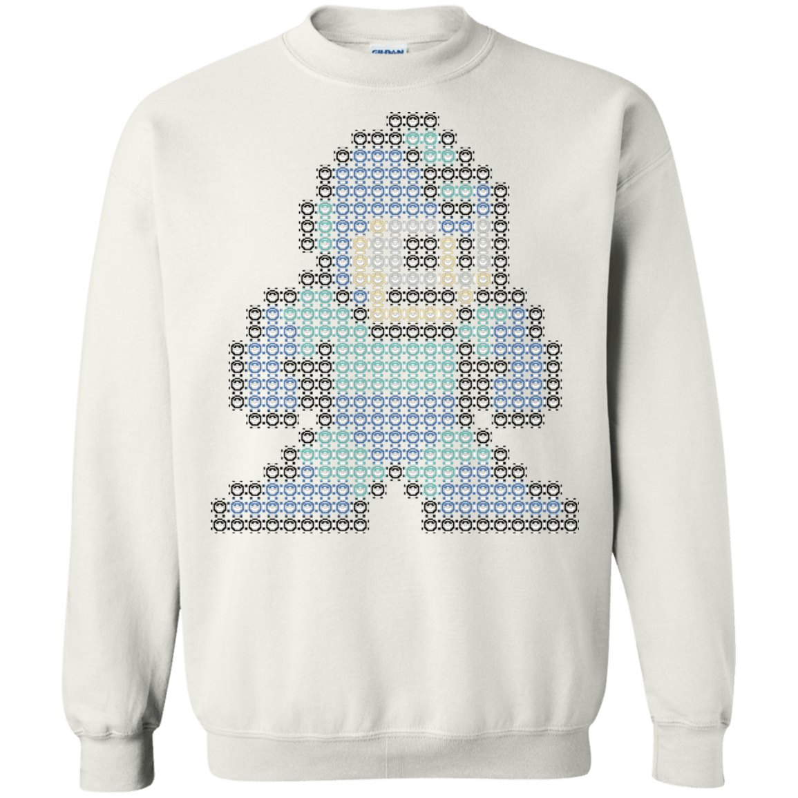 Sweatshirts White / S Mega Pixel Crewneck Sweatshirt