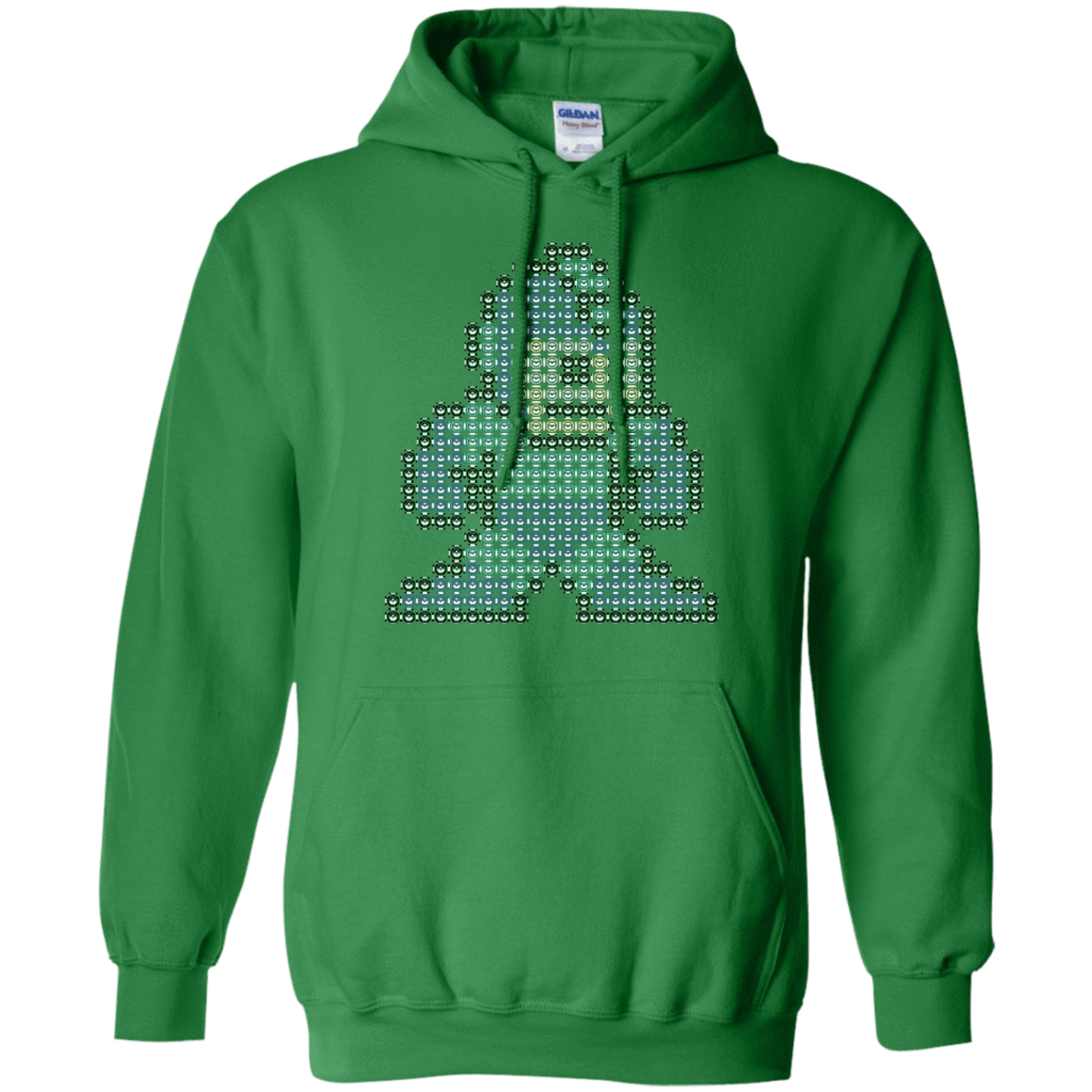 Sweatshirts Irish Green / S Mega Pixel Pullover Hoodie