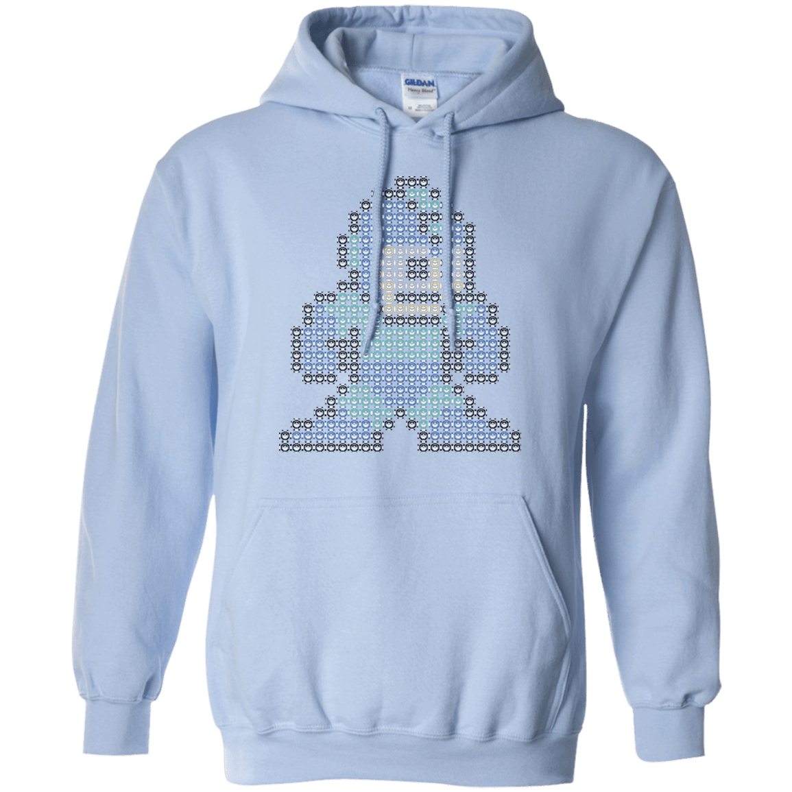 Sweatshirts Light Blue / S Mega Pixel Pullover Hoodie