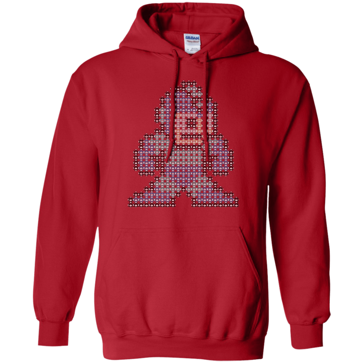 Sweatshirts Red / S Mega Pixel Pullover Hoodie