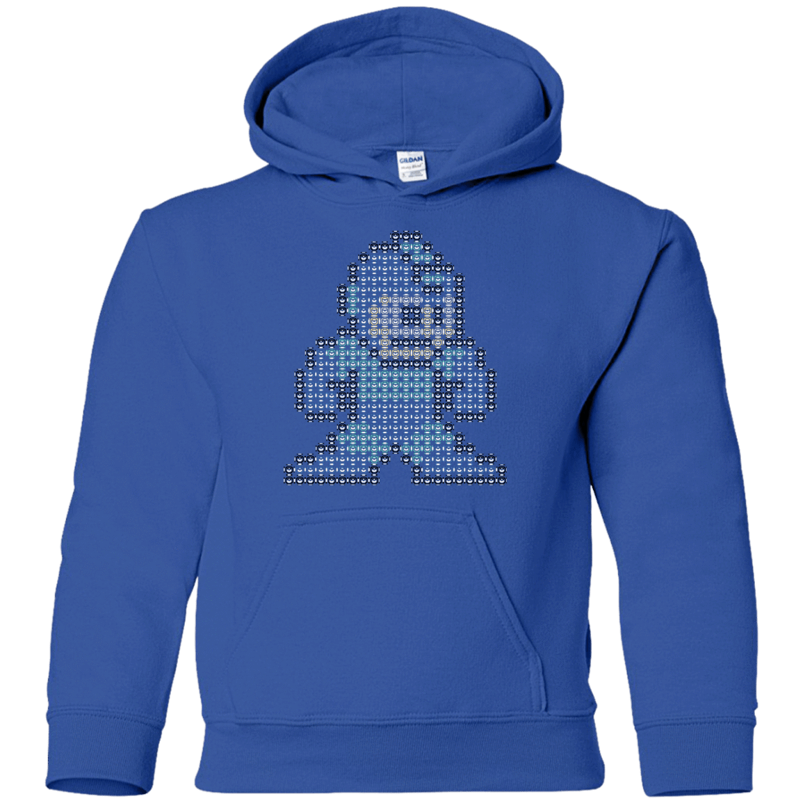 Sweatshirts Royal / YS Mega Pixel Youth Hoodie