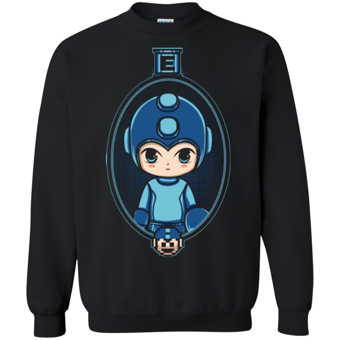 Sweatshirts Black / Small Mega Portrait Crewneck Sweatshirt