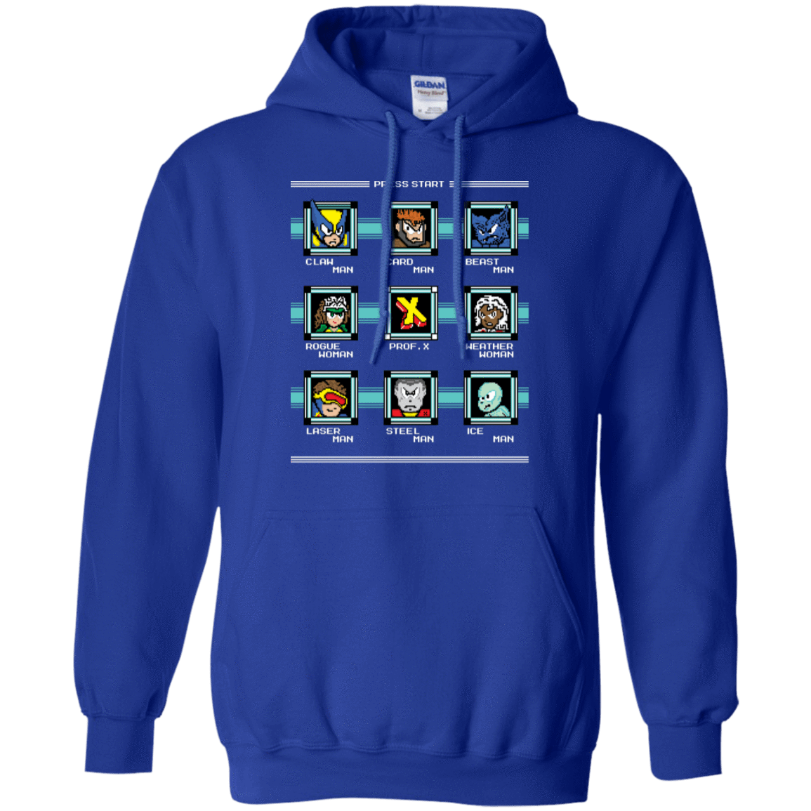 Sweatshirts Royal / S Mega X-Man Pullover Hoodie