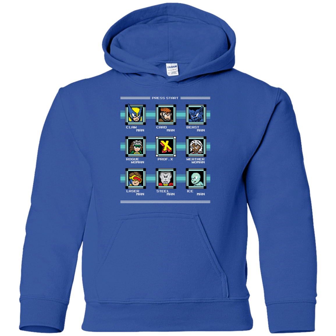 Sweatshirts Royal / YS Mega X-Man Youth Hoodie