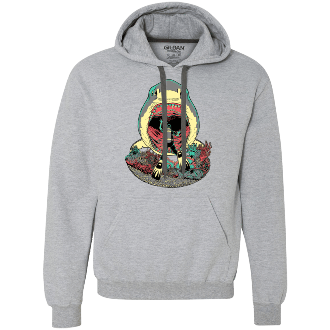 Sweatshirts Sport Grey / S Megalodoom Premium Fleece Hoodie