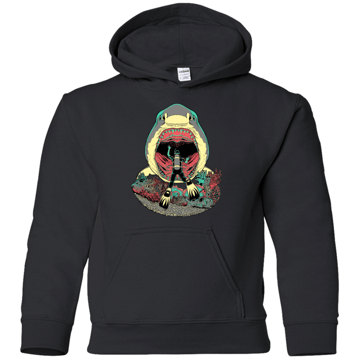 Sweatshirts Black / YS Megalodoom Youth Hoodie
