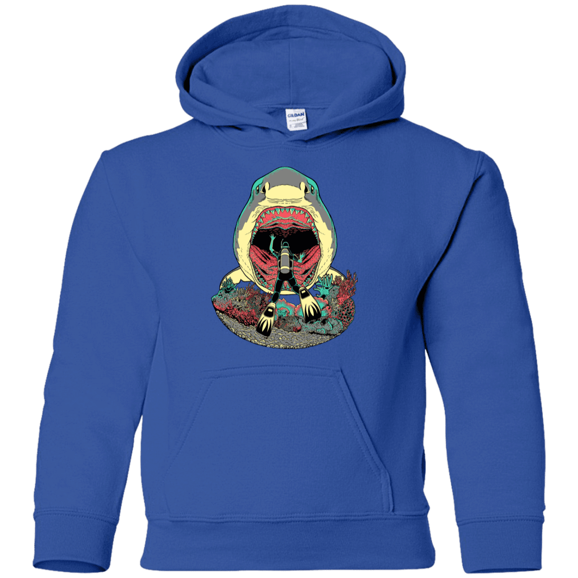 Sweatshirts Royal / YS Megalodoom Youth Hoodie