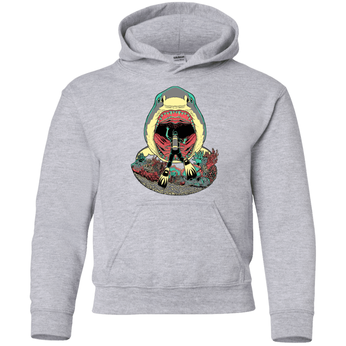 Sweatshirts Sport Grey / YS Megalodoom Youth Hoodie