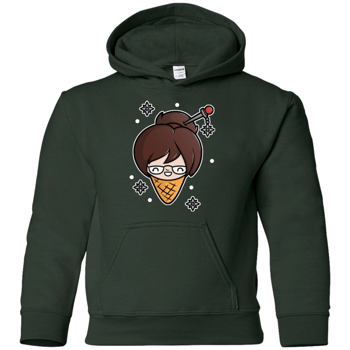 Sweatshirts Forest Green / YS Mei Cone Youth Hoodie
