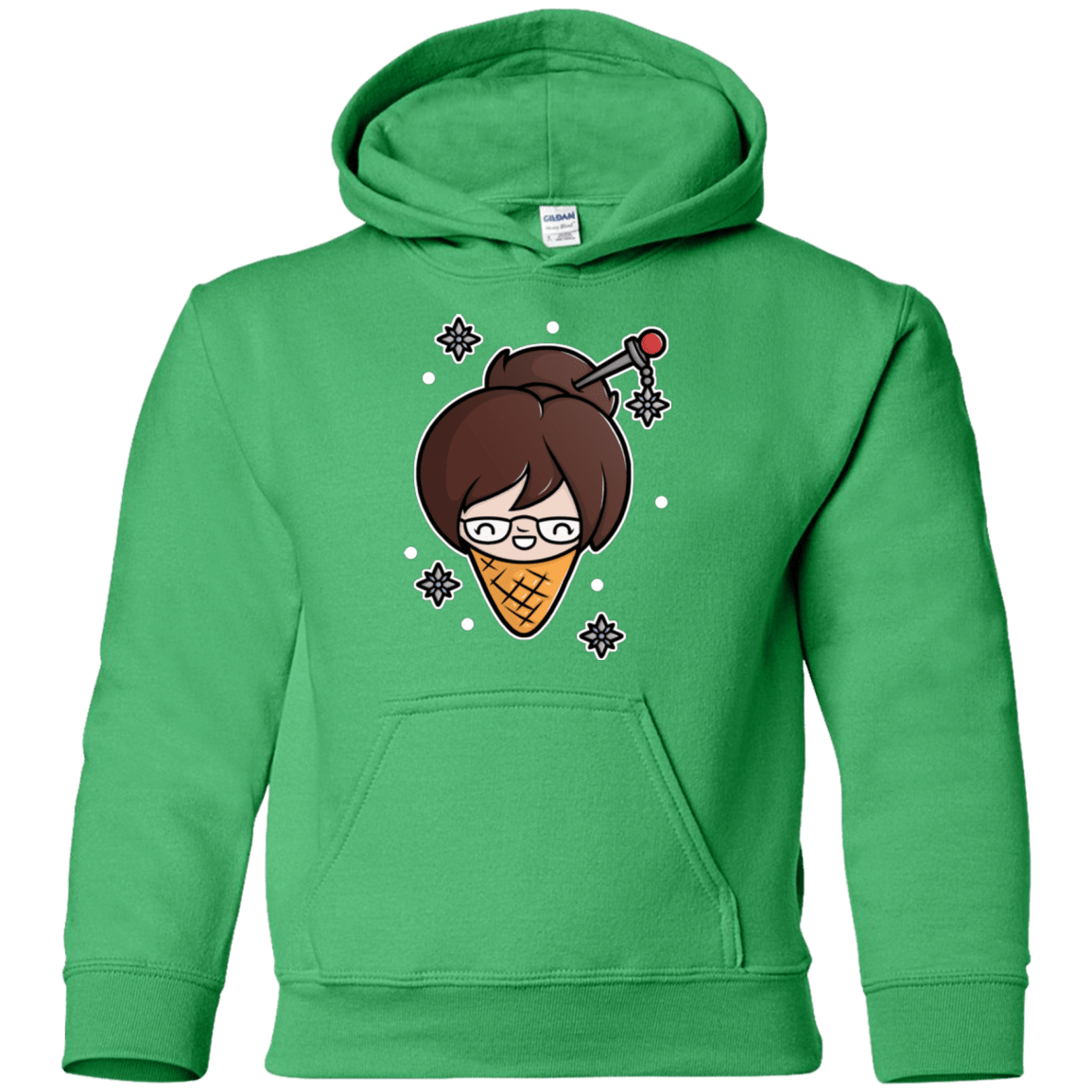 Sweatshirts Irish Green / YS Mei Cone Youth Hoodie