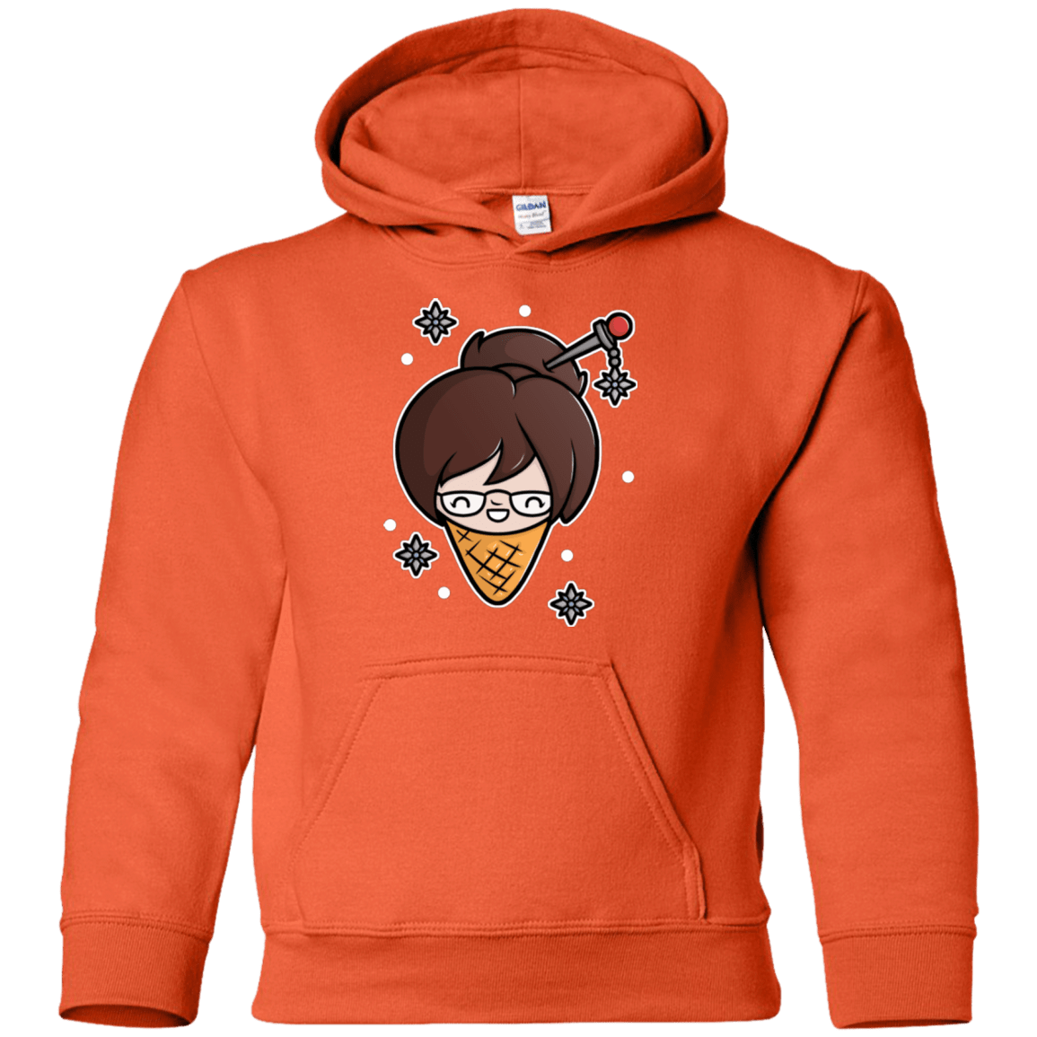 Sweatshirts Orange / YS Mei Cone Youth Hoodie