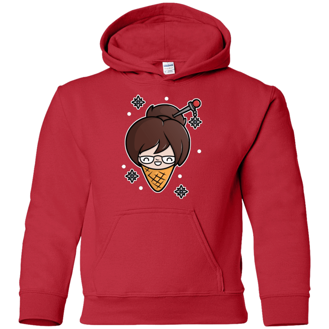 Sweatshirts Red / YS Mei Cone Youth Hoodie