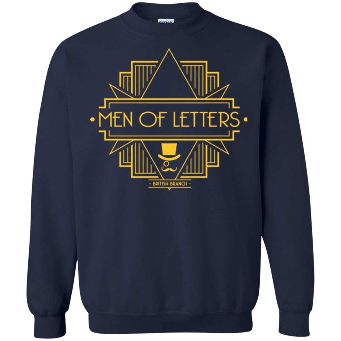 Sweatshirts Navy / Small Men Of Letters British Branch Crewneck Sweatshirt