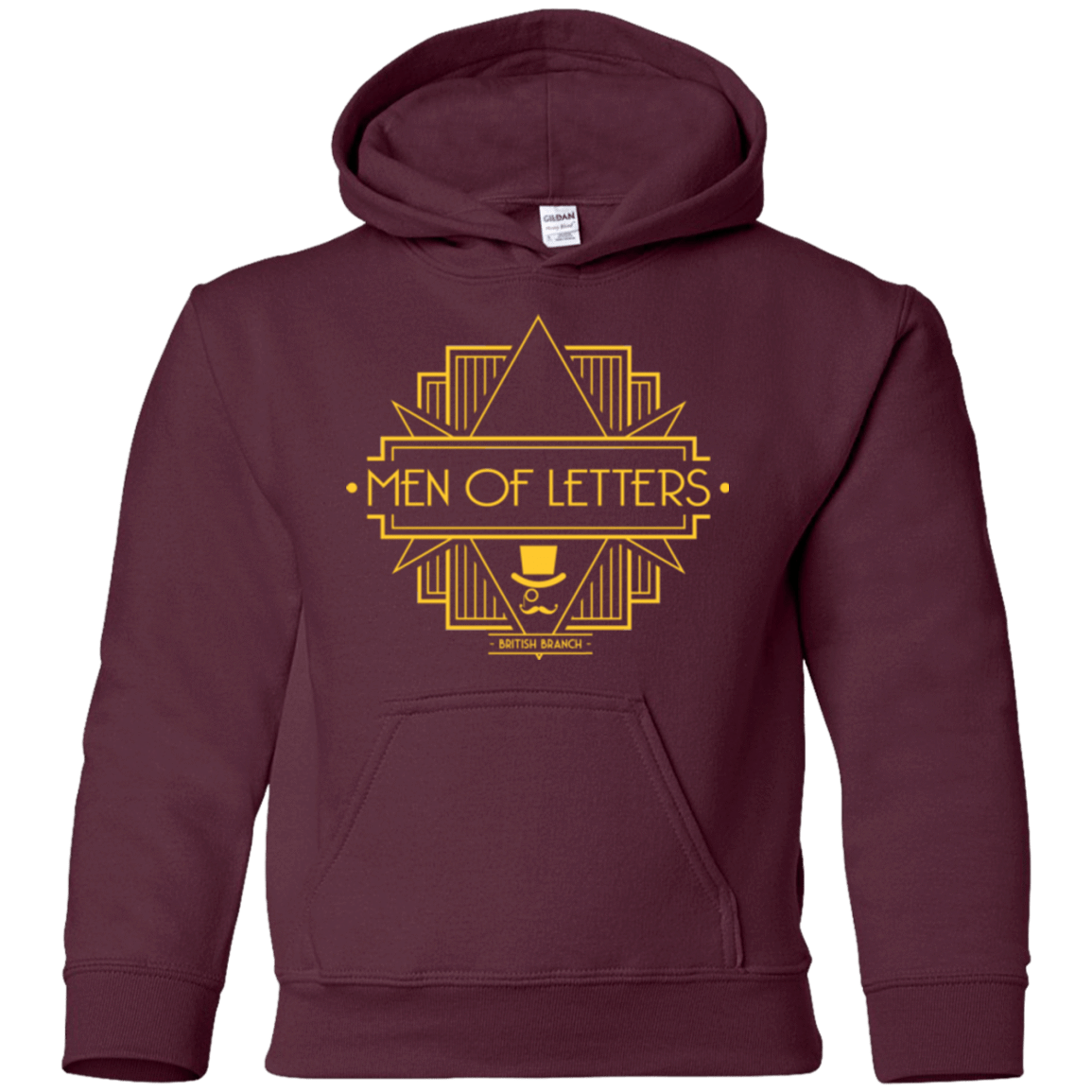 Sweatshirts Maroon / YS Men Of Letters British Branch Youth Hoodie
