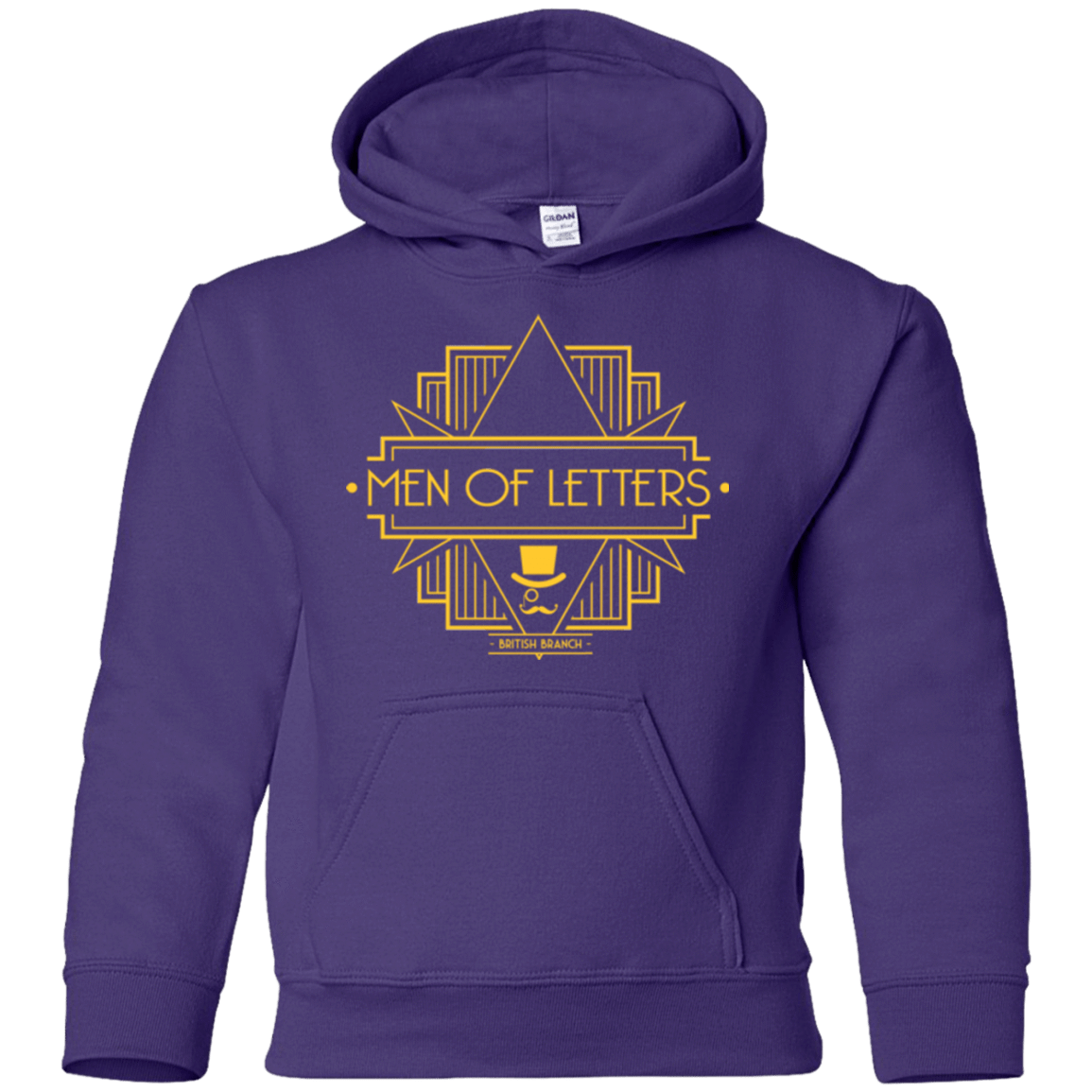 Sweatshirts Purple / YS Men Of Letters British Branch Youth Hoodie
