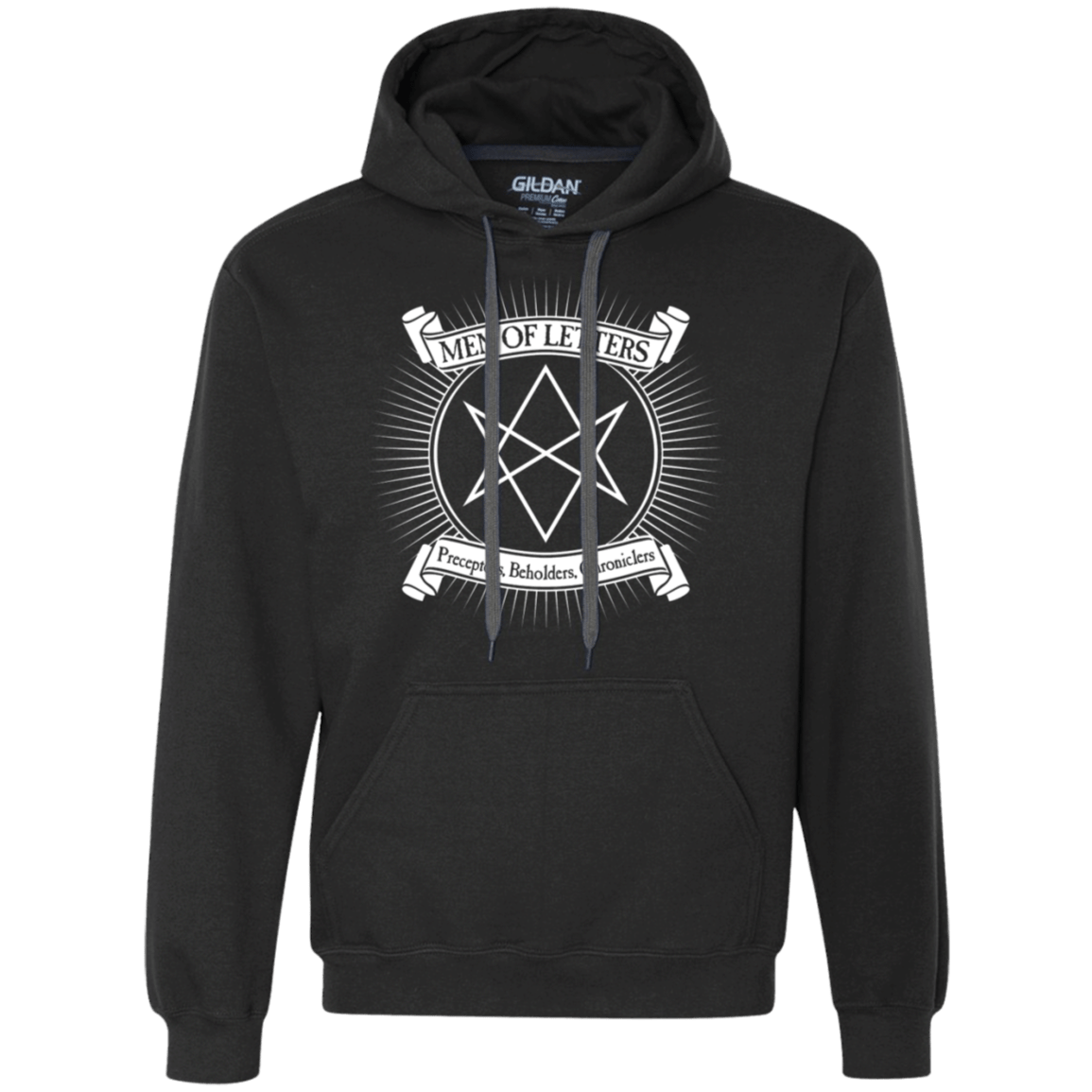 Sweatshirts Black / S Men of Letters Premium Fleece Hoodie