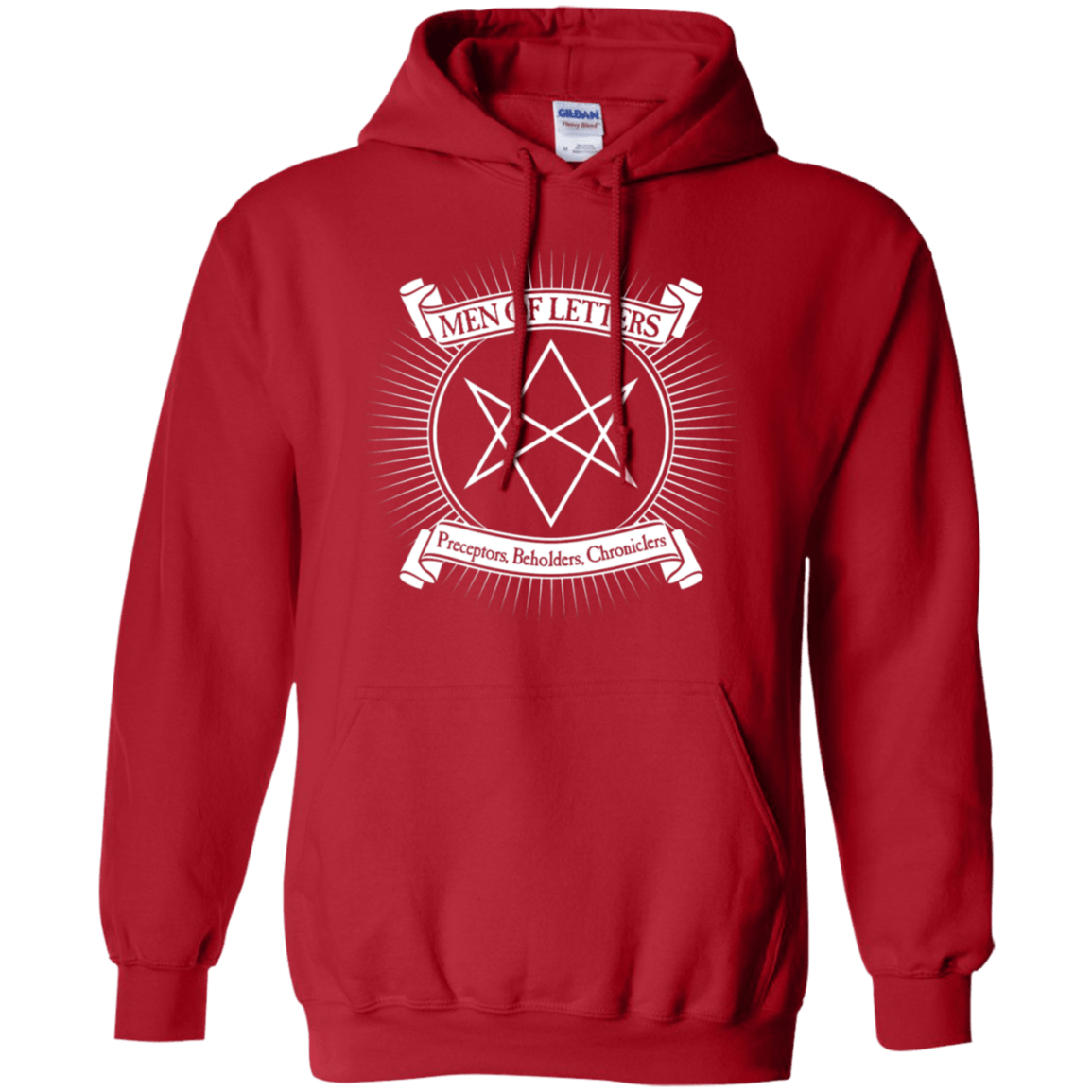 Sweatshirts Red / S Men of Letters Pullover Hoodie