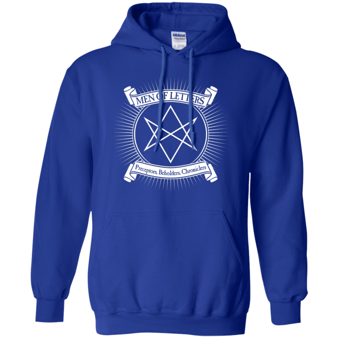 Sweatshirts Royal / S Men of Letters Pullover Hoodie