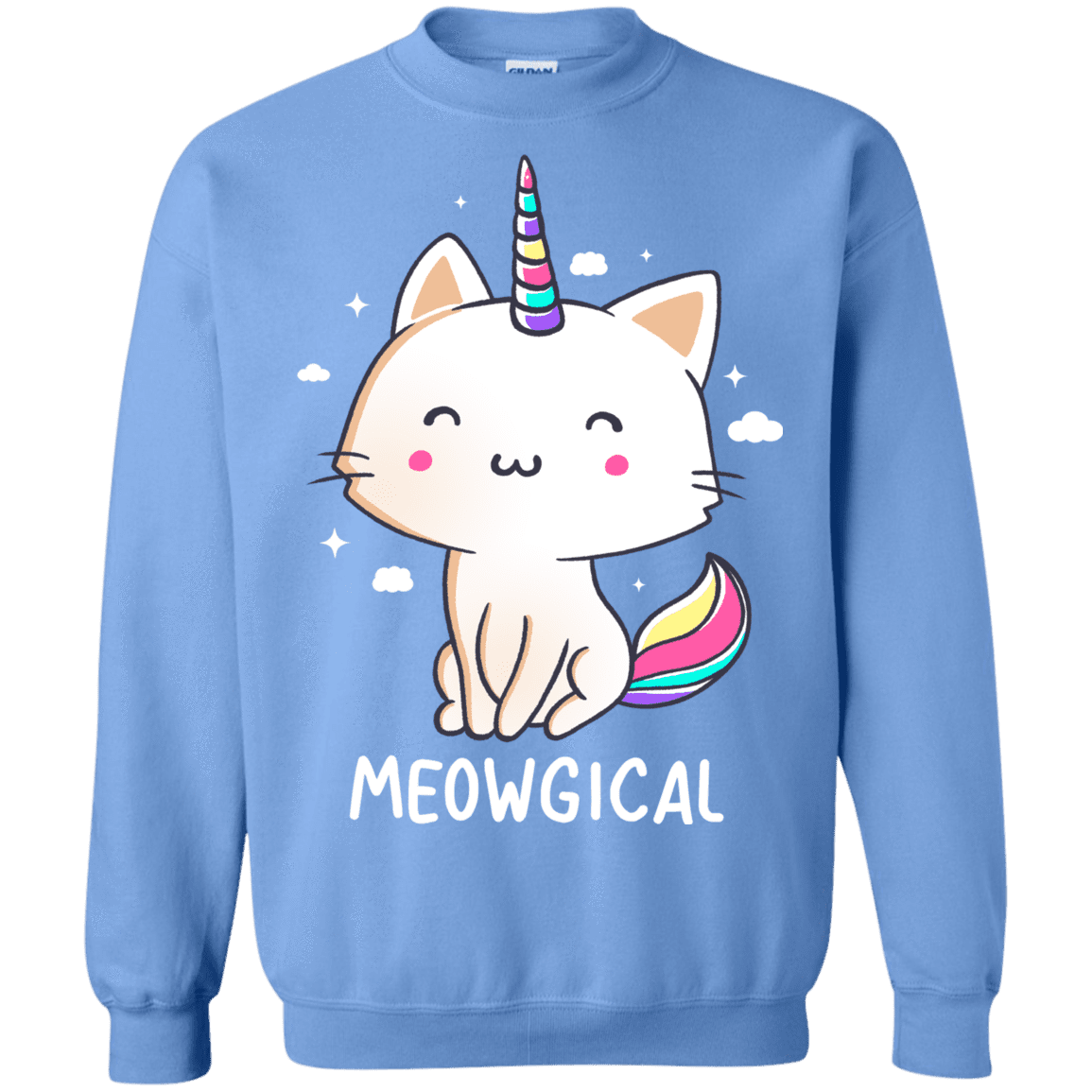 Sweatshirts Carolina Blue / S Meowgical Crewneck Sweatshirt
