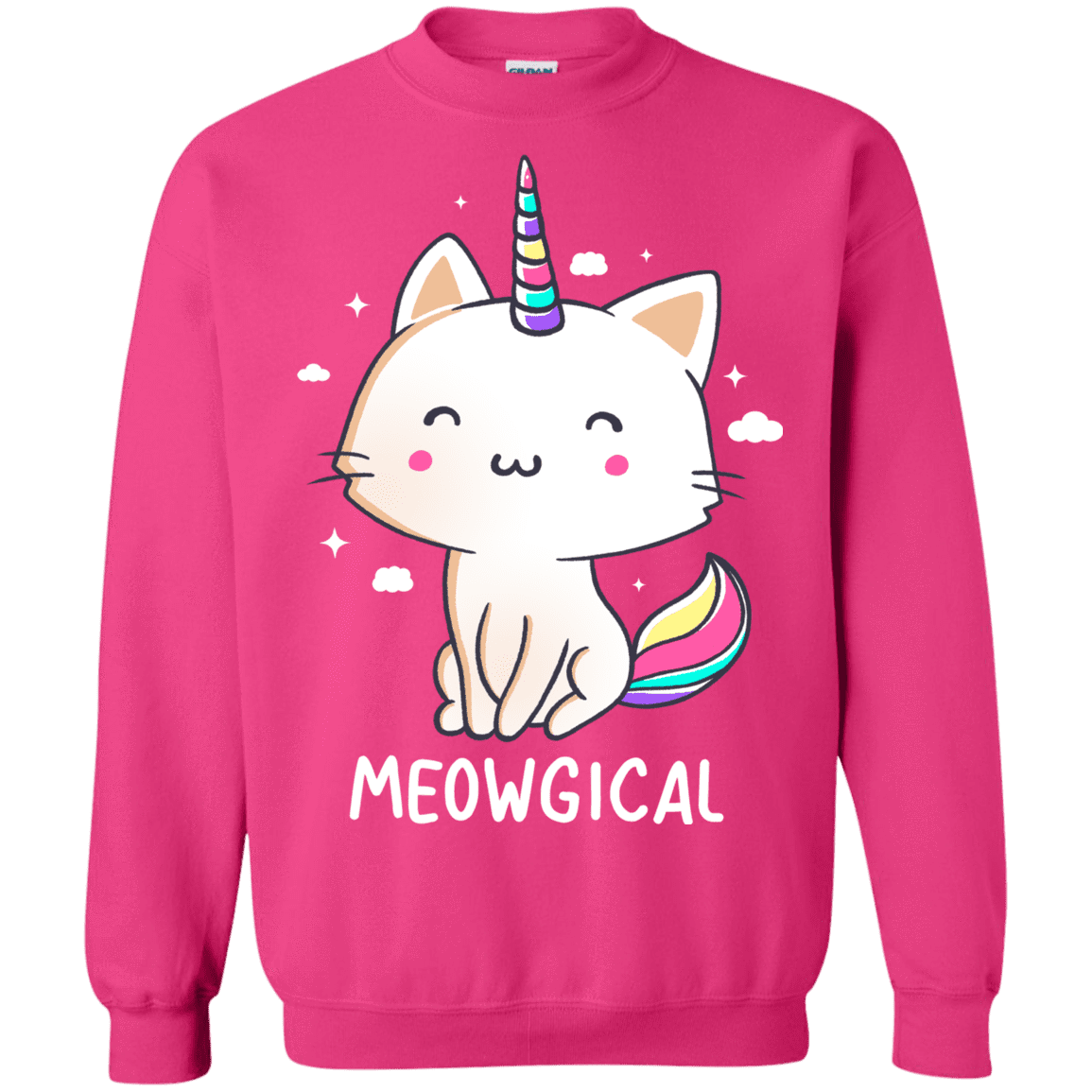 Sweatshirts Heliconia / S Meowgical Crewneck Sweatshirt