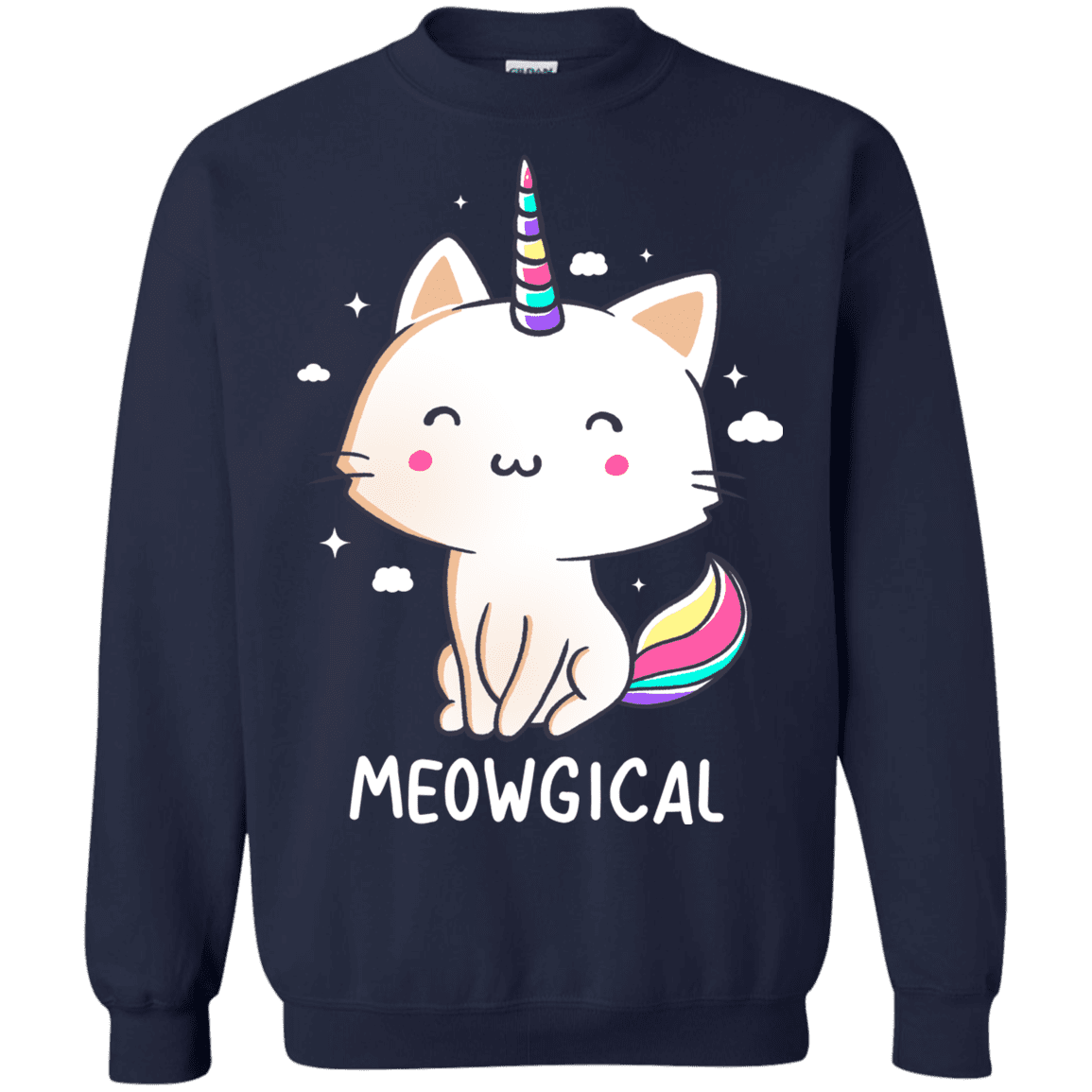 Sweatshirts Navy / S Meowgical Crewneck Sweatshirt