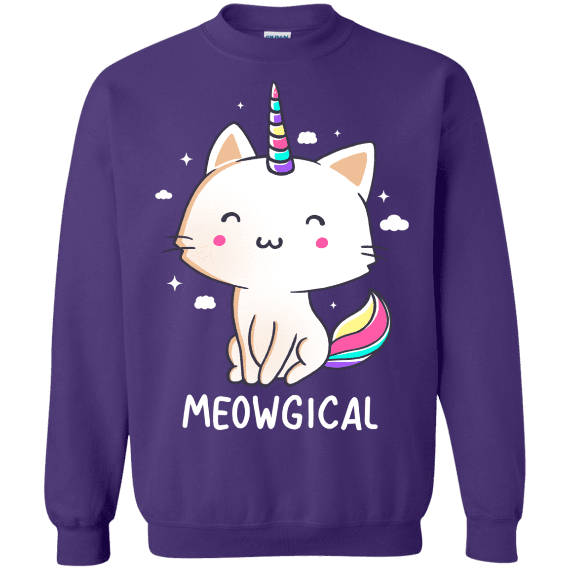 Sweatshirts Purple / S Meowgical Crewneck Sweatshirt