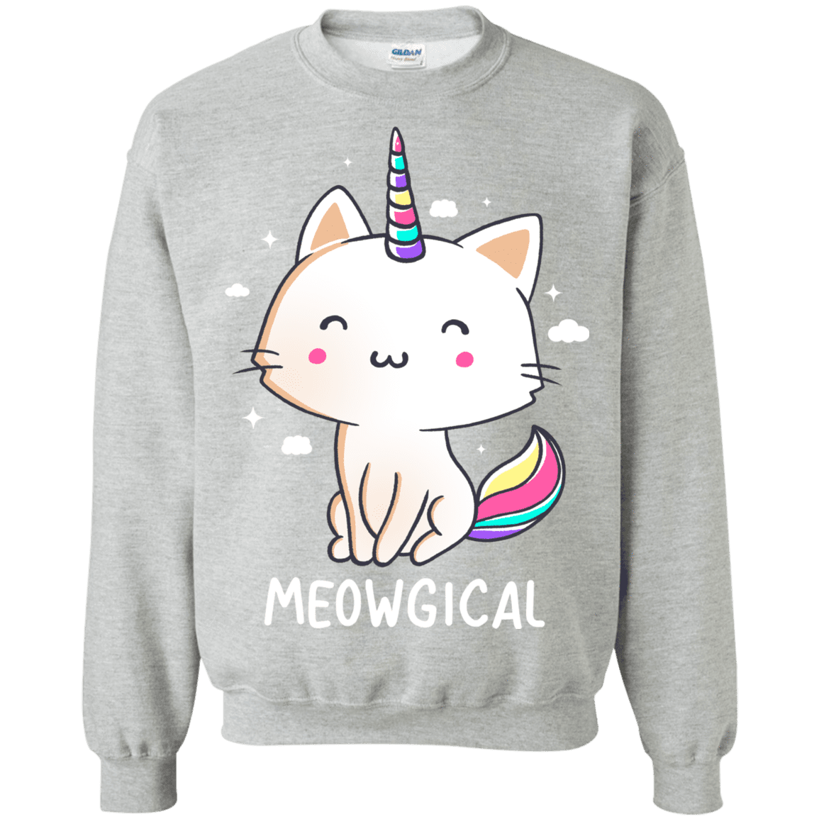 Sweatshirts Sport Grey / S Meowgical Crewneck Sweatshirt
