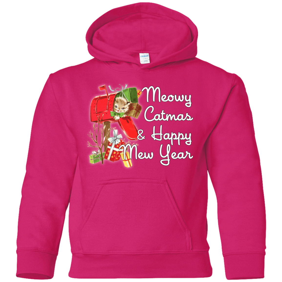 Sweatshirts Heliconia / YS Meowy Catmas Youth Hoodie