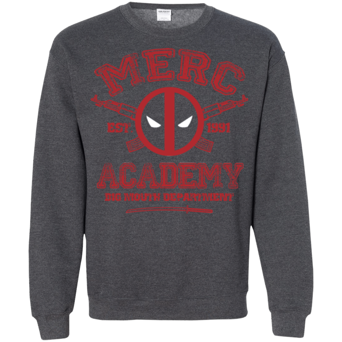 Sweatshirts Dark Heather / Small Merc Academy Crewneck Sweatshirt