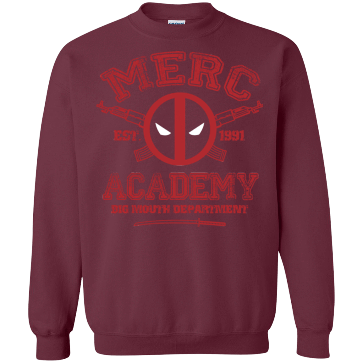 Sweatshirts Maroon / Small Merc Academy Crewneck Sweatshirt
