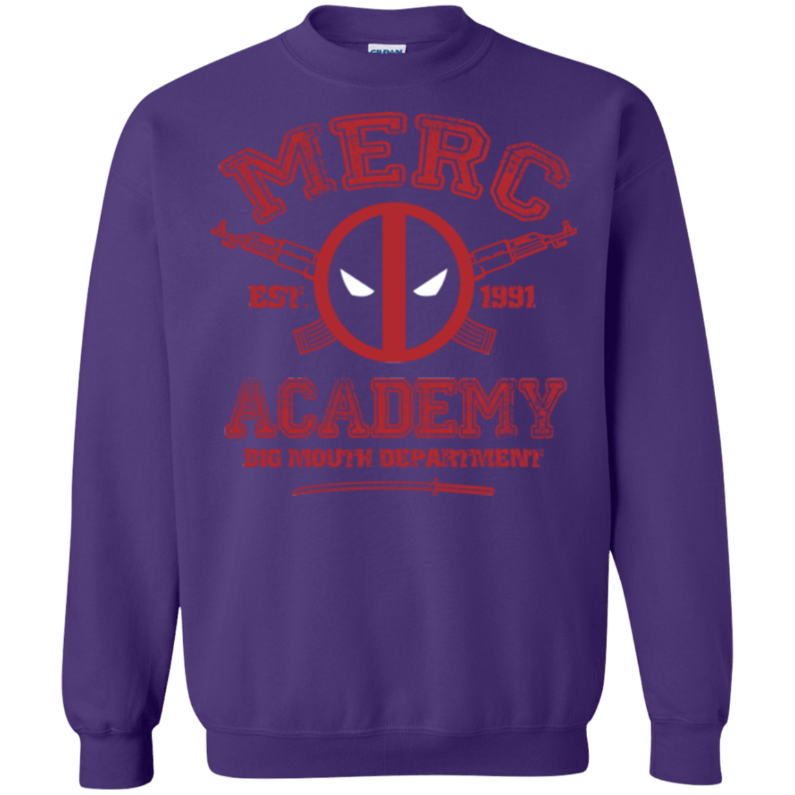 Sweatshirts Purple / Small Merc Academy Crewneck Sweatshirt